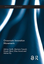 Grassroots Innovation Movements by Adrian Smith (English) Hardcover Book