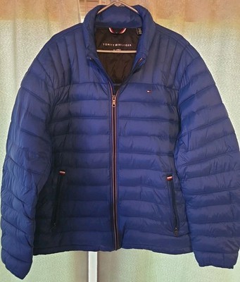 Tommy Hilfiger Blue Packable Down Puffer Jacket | Mens Size XXL