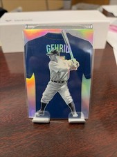 2025 Panini Crusade Lou Gehrig #7  Numbers Silver Prizm  New York Yankees HOF SP