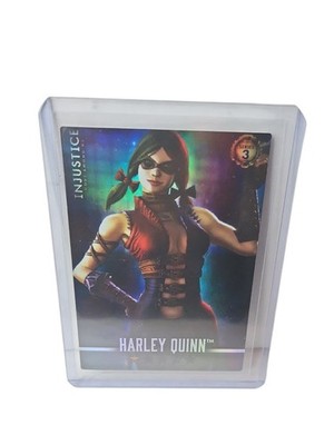  DC Injustice Gods Among Us Arcade Series 3 Harley Quinn FOIL PARALLEL #7 