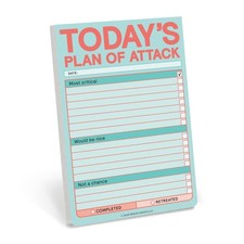 Knock Knock Today’s Plan of Attack Great Big Sticky Note (Pastel Version) (Knock