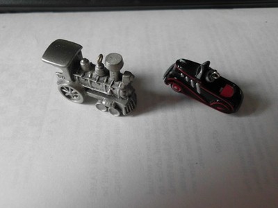 PUNZE MINIATUR METALL ANDENKEN ORNAMENTE ~ ZUG & AUTO 1998