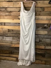 Azazie Daira Wedding Dress Diamond White Size 20 