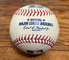 David Peralta Diamondbacks Game Used Baseball 9/17/2021 vs Astros Hit Ground Out