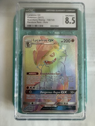 Lycanroc-GX graded CGC 8.5 for sale on eBay