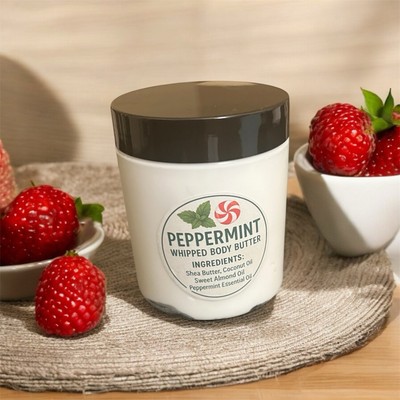 Handcrafted Peppermint Whipped Body Butter