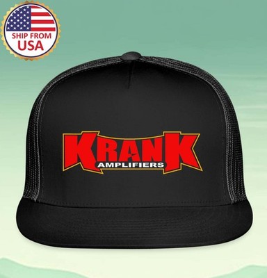 Krank Amplification Black Trucker Hat Cap Adult Size