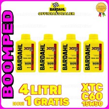 Bardahl 4 Litri Olio Motore XTC C60 15W-50 Moto 4 Tempi 100% Sintetico 04BD59