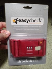 Brookstone (05166) Travel Sentry Certyfikowane Easycheck Blokujące paski bagażowe *NOWE