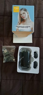 TWS F9 Bluetooth In-Ear-Kopfhörer mit Powerbank - Schwarz
