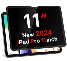 Privacy Screen for iPad Pro 11 inch 2024 M4 Chip - Anti-Glare, Blue Ray