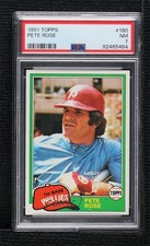 1981 Topps Pete Rose #180 PSA 7 16n4