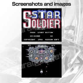 Star Soldier & Super Star Force: Jikureki no Himitsu Famicom / FC [Japanese NES]