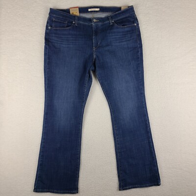 Levi's Jeans Womens 18S 18 Short Classic Boot Cut Medium Wash Blue NWT NEW