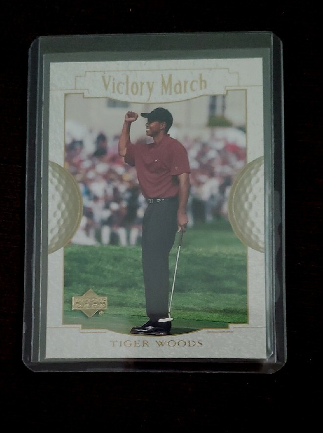 2001 Upper Deck Golf Tiger Woods Victory March #151
