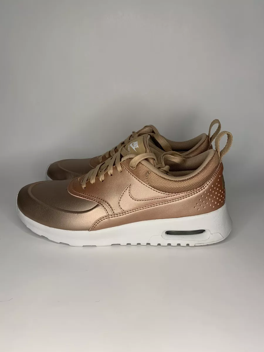 NEW Nike Air Max Thea SE Women US 6.5 Metallic Rose Running Gold 861674 902
