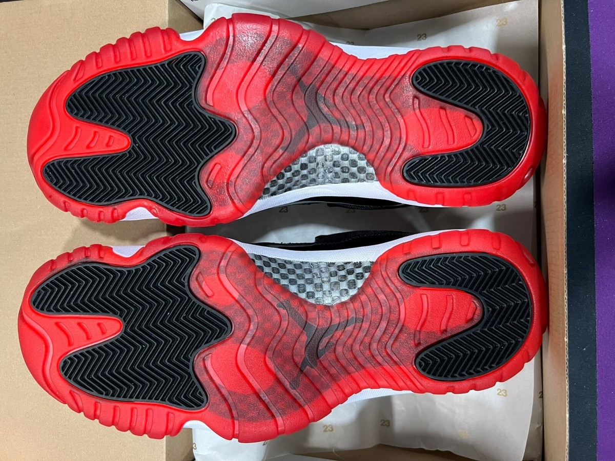 Nike Air Jordan 11 Retro Low Men\'s Sneakers Size 10.5 Bred, 528895-012 Air Jordan 11 Retro 2015 Low Bred Size 11.5 528895-012 Black  main image 3