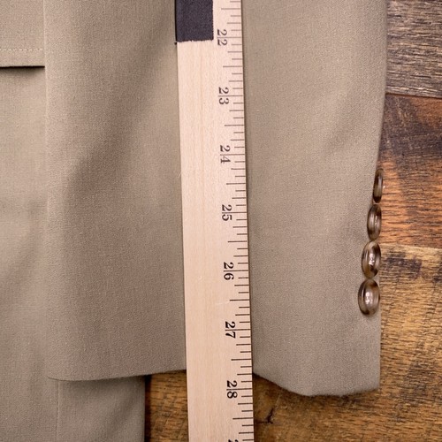 Vintage Haspel Sport Coat Mens 44 Tan Blazer - Picture 14 of 16