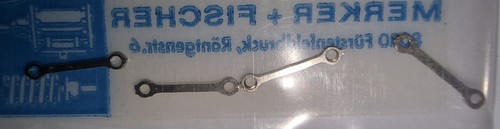 M+F Merker Fischer Nº 6011 palanca delantera Lbst. 8 mm 4 unidades nuevo embalaje original | Zustand: Neu