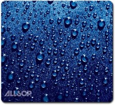 WB  Allsop 30182 Naturesmart Mouse Pad Soft Top Raindrop Blue 