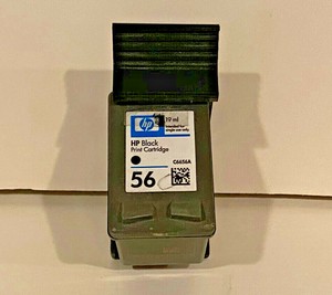 hp black print cartridge 56 c6656a