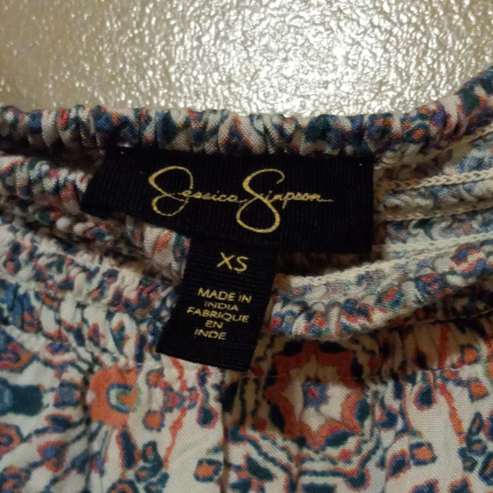 Jessica Simpson 露肩连身裤,长袖 XS — 第 2/4 张图片