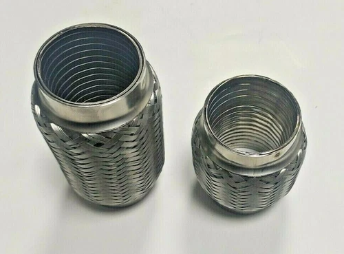 150 x 60mm Exhaust Flexi Pipe - 6" x 2 3/8" STAINLESS STEEL FLEXIPIPE