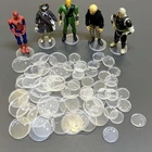 Lot Round Stand Base For 3.75'' Modern or Vintage Gi Joe Clone Wars Marvel Figur