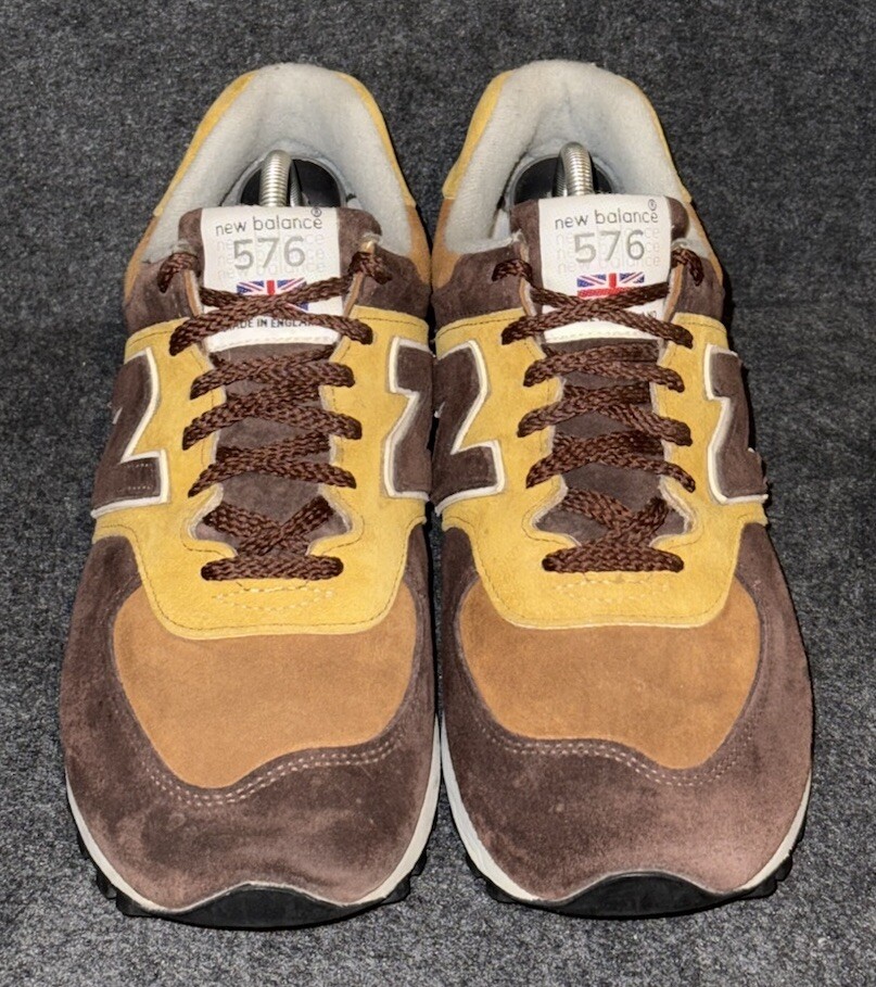 New Balance 576 M576CBY Made In England RARE Mens Size 8.5 Brown image 2