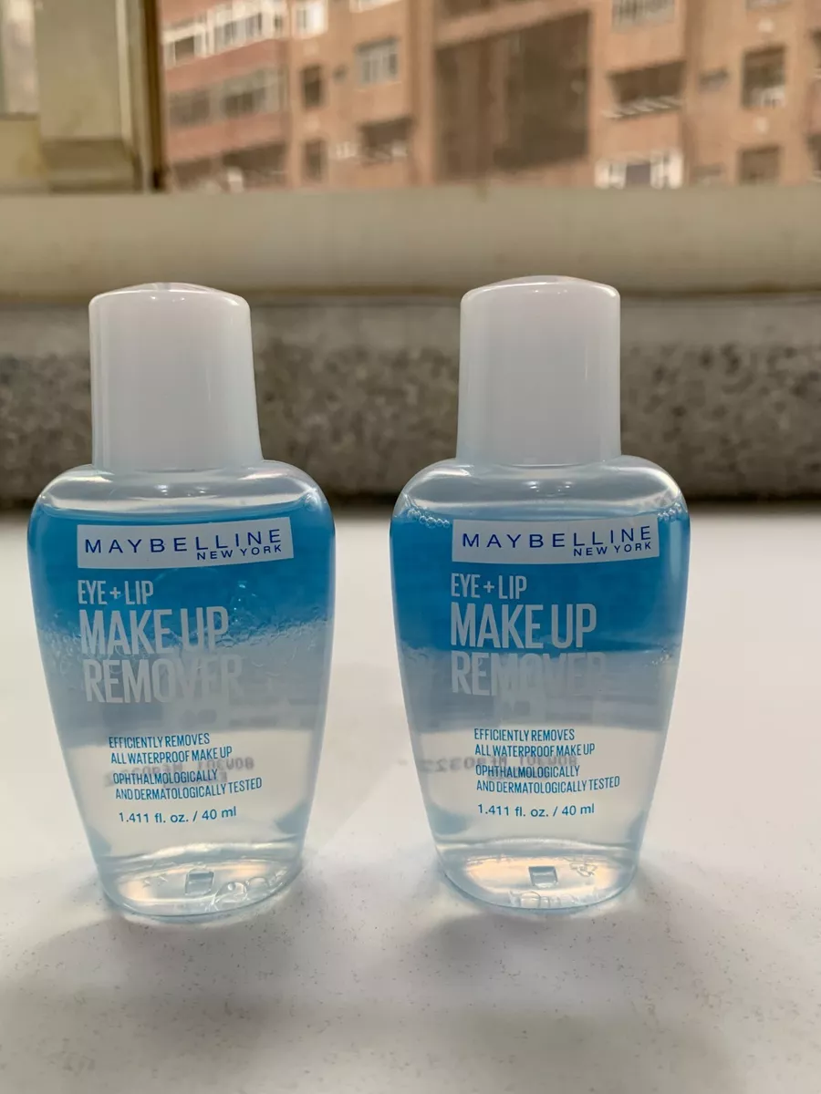 Flyselskaber Jeg vasker mit tøj Emigrere Maybelline Eye &amp; Lip Makeup Remover 40ml x 2 | eBay