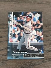 2000 Upper Deck Ovation Center Stage Chipper Jones #CS9 Atlanta Braves