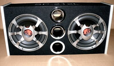 Spider SP-212L Auto Power 12'' Dual Subwoofer Bass box 2 x 1000W 20-500Hz 4Ohm