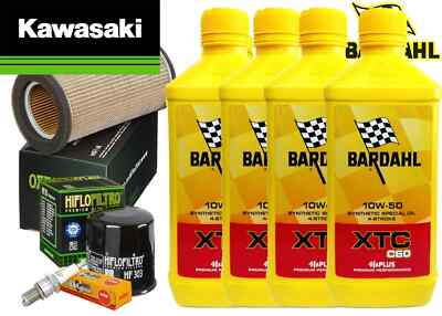 BARDAHL XTC 10W50 Wartungs Kit für KAWASAKI ER 500 1996/2000
