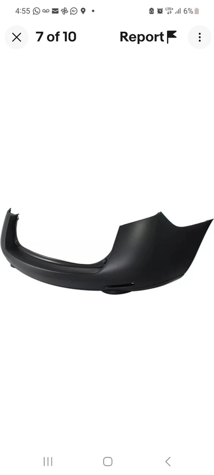 PARAGOLPES TRASERO NISSAN MURANO 2011-2014 (nuevo mercado de accesorios) Foto 4 de 4