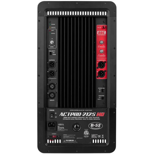 b 52 18 powered subwoofer