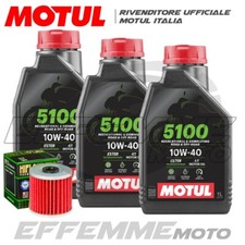 Tagliando KAWASAKI KLR 600 1984-1992 KL 600 R (3 MOTUL 5100 10W40 + Filtro olio)