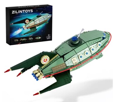 Build Fly Into Future Planet Schiff Baustein Set Express Raumschiff Modell
