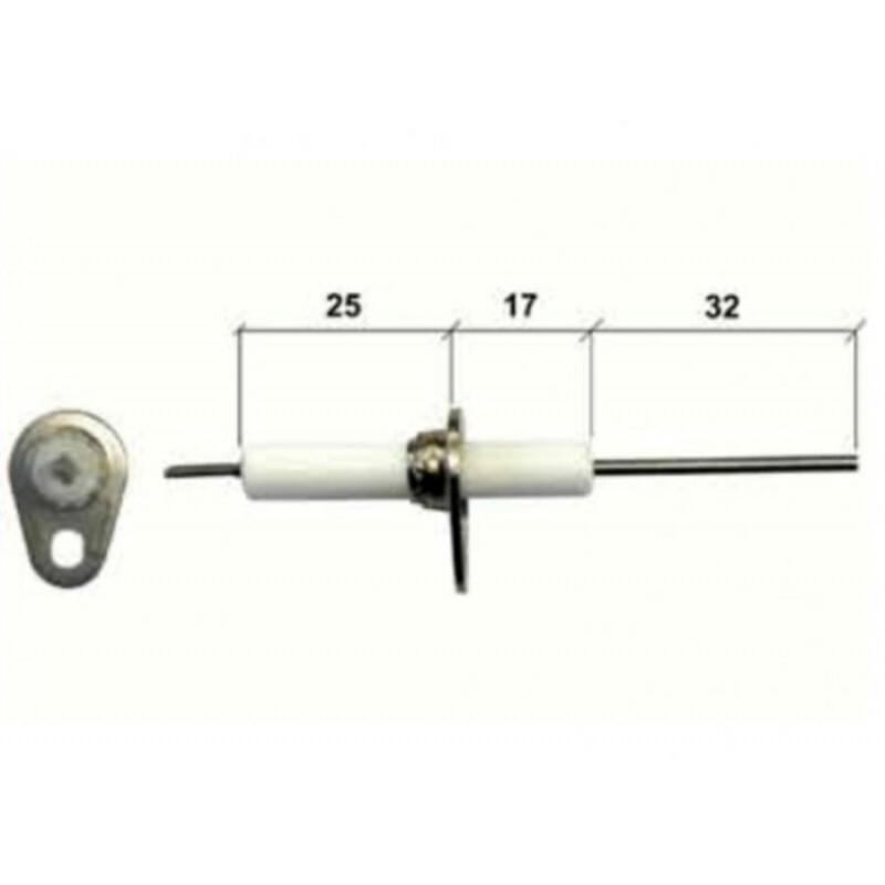 Candeletta Ignición Para Barbacoa Y Caldera Altura 42mm