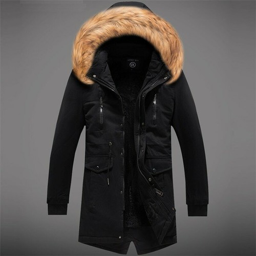 Chaqueta larga para hombre, abrigo de de lujo de invierno, Parkas negras  sólidas para hombre, de talla grande abrigo grueso, abrigo ajustado para  hombre WOT(#Black) | Linio Colombia - GE063FA1NGT0RLCO