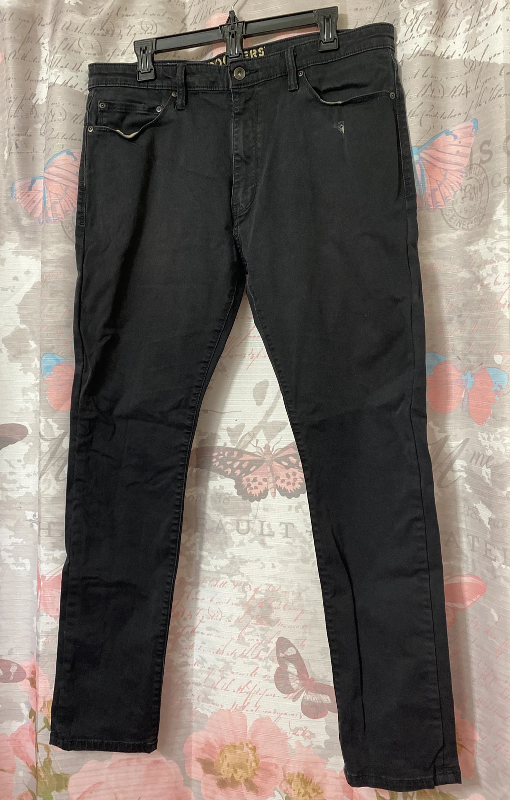 Jeans noir jambe droite Dockers Alpha Khaki Supreme Flex taille 36x32