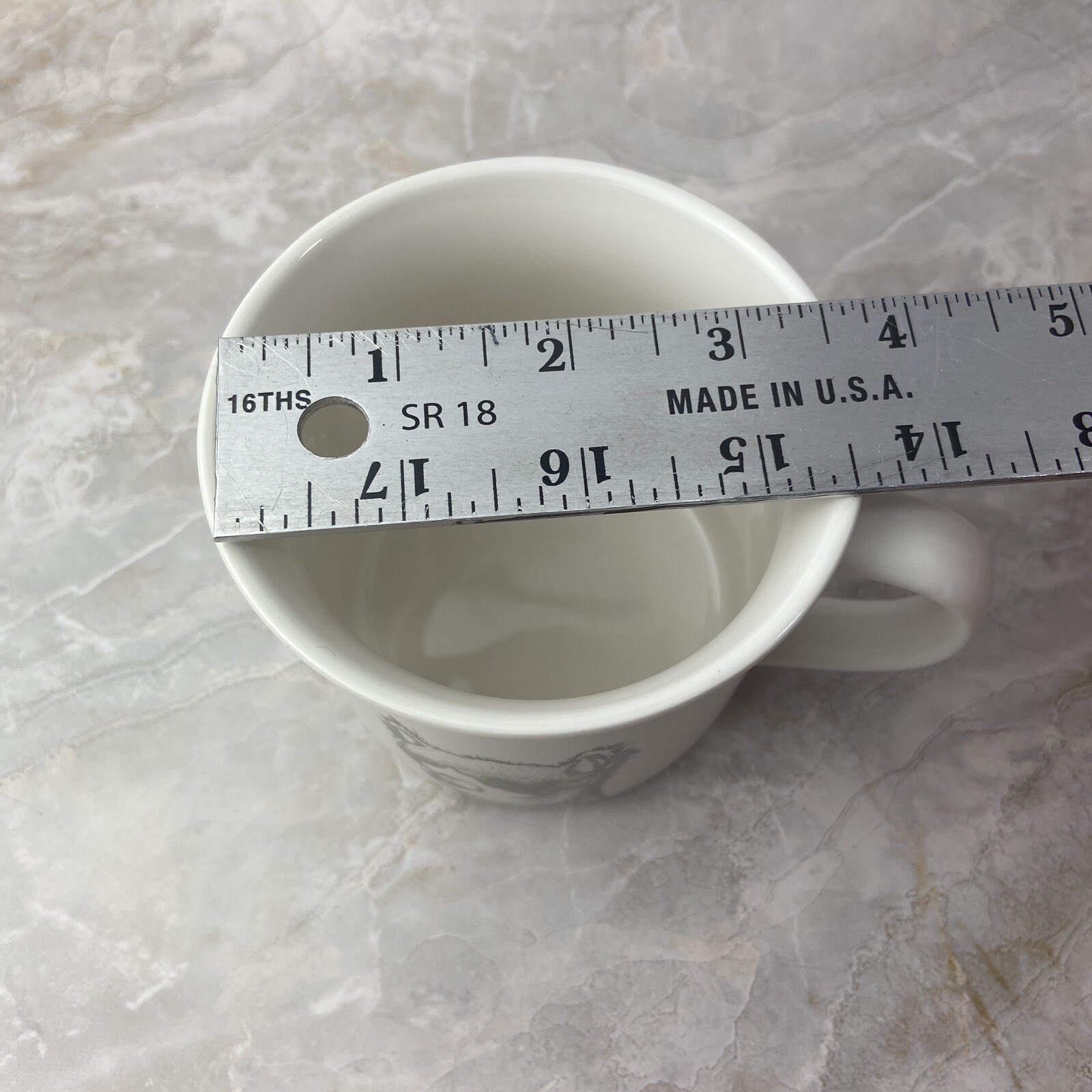 Eco One Coffee Cup Liama With Green Heart Shape Glasses  Mug Cool Animal Tea