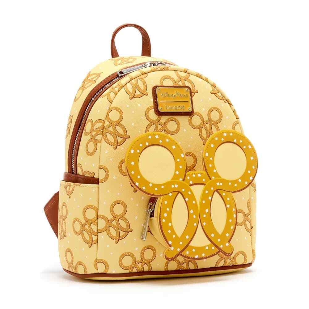 disney pretzel mini backpack Disney Parks Mickey Mouse Pretzel Scented Loungefly Mini Backpack