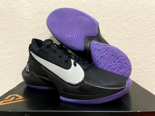 Nike Zoom Freak 2 Black Metallic Silver 