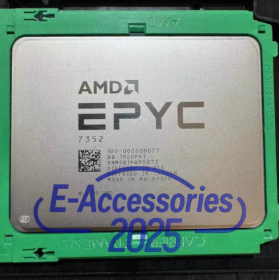 Unlocked AMD EPYC 7352 2.30GHz 24-Core 128M 155W Socket SP3 Server CPU Processor