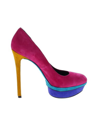 B Brian Atwood Women Purple Heels 8.5