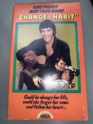 1969 CHANGE OF HABIT ELVIS PRESLEY BETA BETAMAX VIDEO TAPE NOT VHS PROMOTIONAL