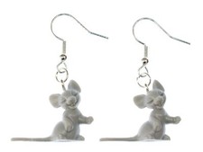 Boucles D'Oreilles 3D Souris Miniblings Rat Souris Souris Debout Grise