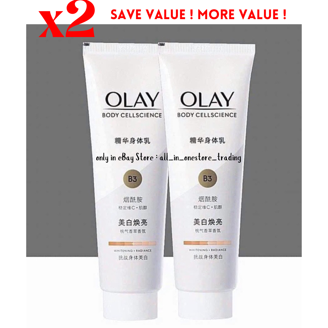 x2 OLay Body Cellscience B3 Whitening Radiance Whitening