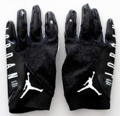Nike Jordan Vapor Knit Football Gloves Men's Medium Black/White