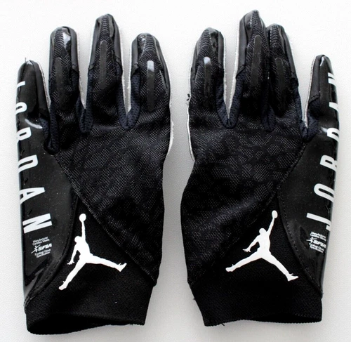 Nike Jordan Vapor Knit Football Gloves Men's Medium Black/White
